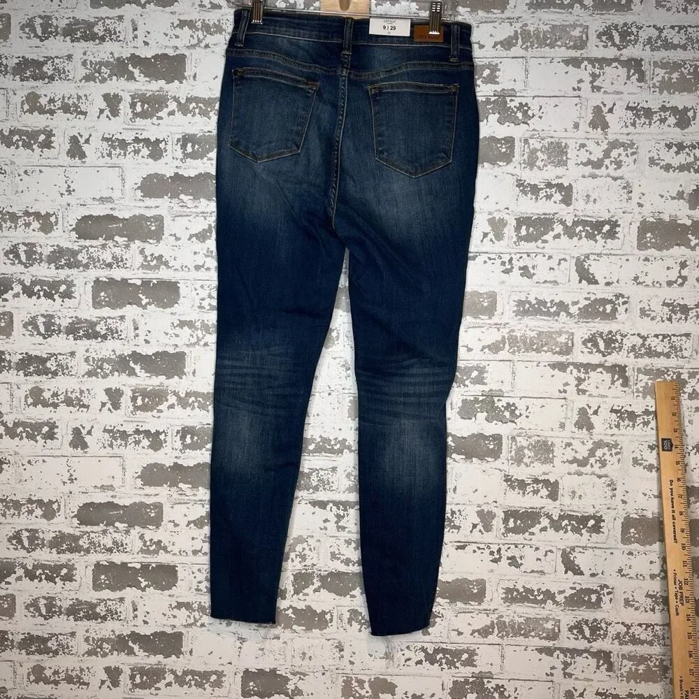 Judy blue | women nwt denim skinny fit distressed with cheetah print patches